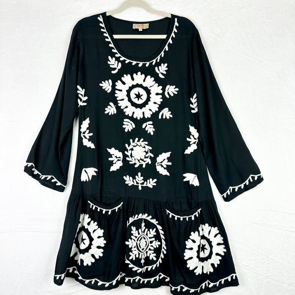 Scully Black and White Dress